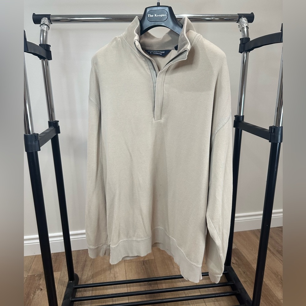 Men’s Tan Roundtree And Yorke Pullover